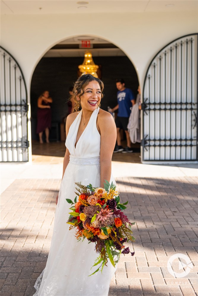 Bridal portraits at The Hotel Zamora.