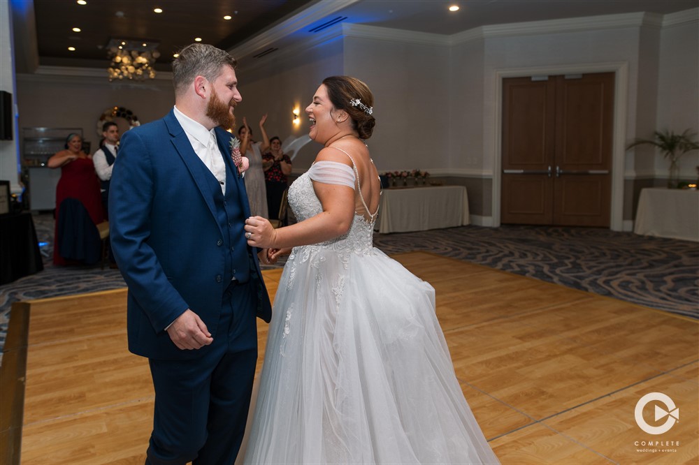 Wedding reception at the Hyatt Regency in Clearwater, FL.