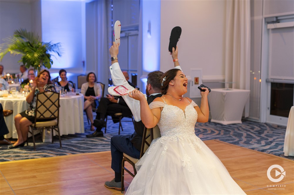 Clearwater wedding reception.