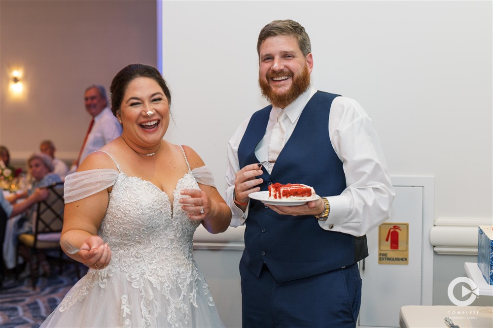 Wedding cake memories at Clearwater Hyatt Regency.