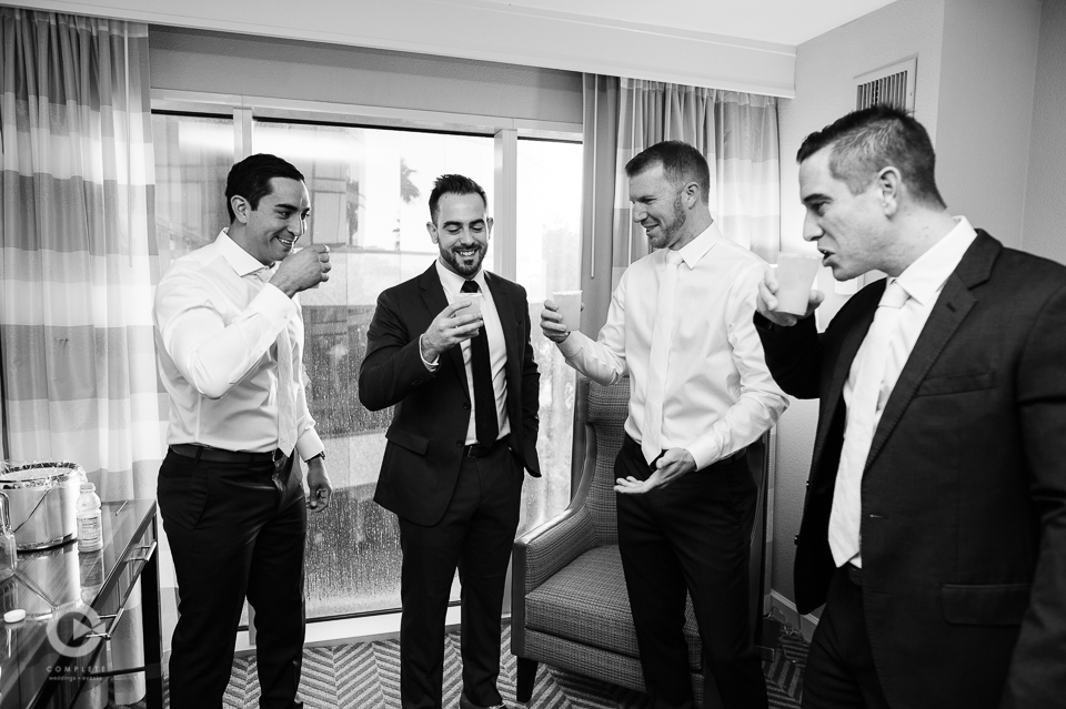 Tampa Garden Club Wedding Groomsmen