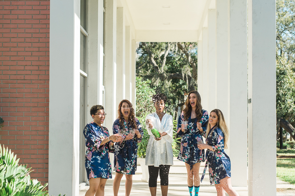 Tampa Garden Club Wedding Bridesmaids