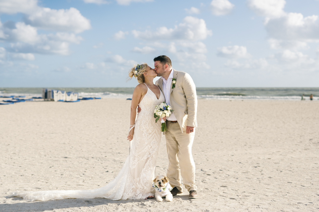 Sirata Beach Resort Wedding Bride & Groom